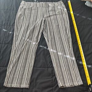 Chico’s Striped Black and White Women’s Pants size 2R
